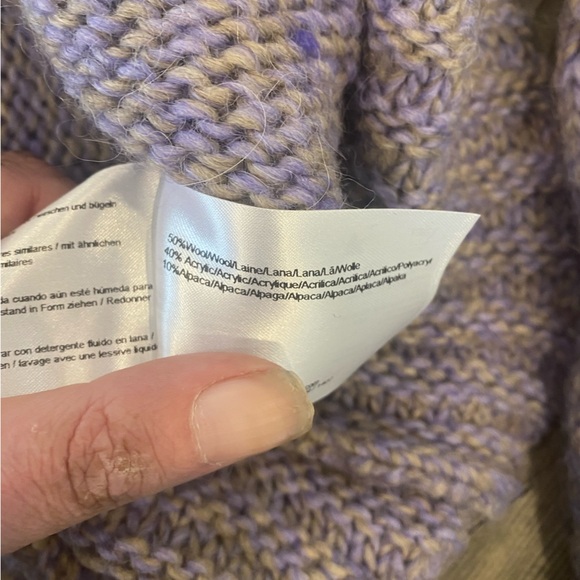 Esprit Purple Cowl Neck Sweater NWT - Picture 6 of 8